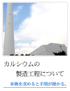 八雲風化貝カルシウムの製造工程について